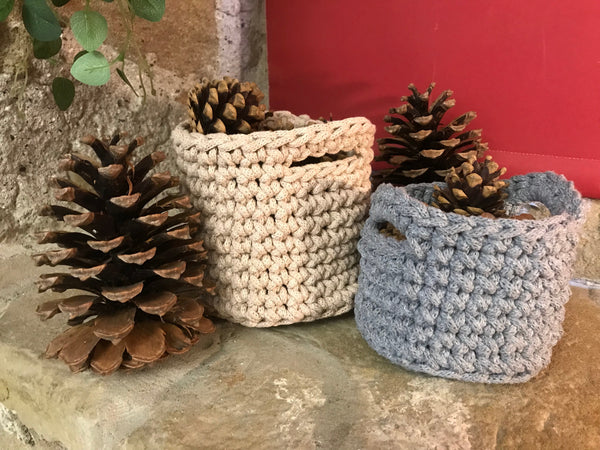 Making Simple Crochet Baskets - Saturday 6th April