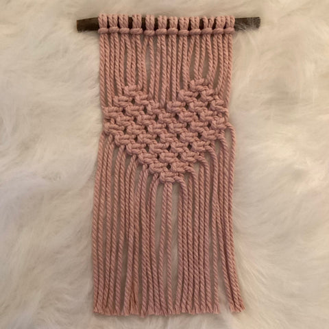 Macrame Heart Wallhanging - Friday 9th February