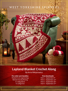West Yorkshire Spinners Lapland Blanket Christmas 2023 CAL kit